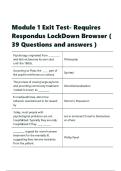 Requires Respondus Lockdown Browser&plus; Webcam Bundled Exams  2025