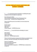 CIS 486 COMPLETE EXAM QUESTIONS AND CORRECT ANSWERS