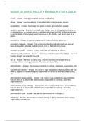 ASSISTED LIVING FACILITY MANAGER STUDY GUIDE