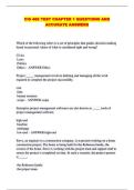 CIS 486 TEST CHAPTER 1 QUESTIONS AND ACCURATE ANSWERS