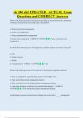 cis 486 ch1 UPDATED   ACTUAL Exam  Questions and CORRECT Answers 