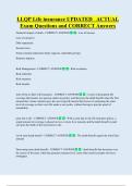 LLQP   Bundled Exam Questions WITH  CORRECT Answers