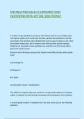 STR PRACTICE EXAM 2 &lpar;UPDATED&rpar; 2025 QUESTIONS WITH ACTUAL SOLUTIONS&excl;&excl;
