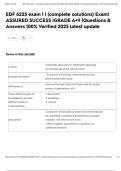 EDF 6225 exam 1 &vert; &lpar;complete solutions&rpar; Exam&vert; ASSURED SUCCESS &vert;GRADE A&plus;&excl;&excl; &vert;Questions & Answers 100&percnt; Verified 2025 latest update