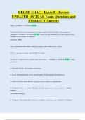 DEOMI EOAC - Exam 5 &ndash; Review  UPDATED  ACTUAL Exam Questions and  CORRECT Answers 