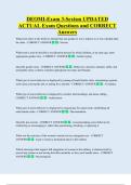 DEOMI-Exam 3-Sexism UPDATED   ACTUAL Exam Questions and CORRECT  Answers 