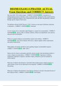 DEOMI EXAM 2 UPDATED  ACTUAL  Exam Questions and CORRECT Answers 