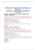 Test Bank for Essentials of Pediatric Nursing 4th Edition by Kyle and Carman &vert; Complete Chapters 2025 PDF