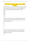 BFIN final - Questions with Correct Verified Answers