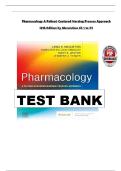 Test Bank Pharmacology A Patient-Centered Nursing Process Approach&comma;  12th Edition by Linda E&period; McCuistion Chapter 1-58