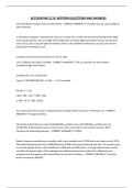 ACCOUNTING 2110 MIDTERM QUESTIONS AND ANSWERS