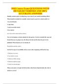 DMI Course Exam-QUESTIONS WITH DETAILED VERIFIED AND 100&percnt; ACCURATE ANSWERS