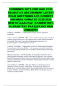 COMBINED SETS FOR WGU C725 OBJECTIVE ASSESSMENT LATEST EXAM QUESTIONS AND CORRECT ANSWERS UPDATED 2025&sol;2026 NEW SYLLABUS&vert;A&plus; GRADED&vert;100&percnt; GUARANTEED PASS&vert;&vert;BRAND NEW VERSION&excl;&excl;&excl;