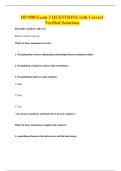 DP-900 Exam 2 QUESTIONS with Correct Verified Solution