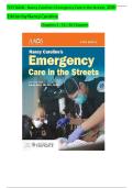 TEST BANK - Nancy Caroline&rsquo;s Emergency Care in the Streets&comma; 10th Edition by Nancy Caroline Chapters 1 - 53 &vert; All Chapters 