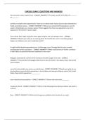 EVR1001 EXAM 2 QUESTIONS AND ANSWERS