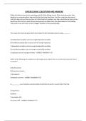 EVR1001 EXAM 1 QUESTIONS AND ANSWERS