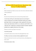 84 Texas DPS Permit Review Questions with Correct Verified Solutions