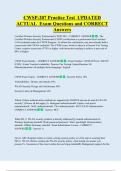 CWSP  Bundled Exam Questions WITH  CORRECT Answers