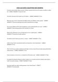 HCM 2110 EXAM 3 QUESTIONS AND ANSWERS