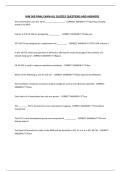 HIM 300 FINAL EXAM ALL QUIZZES QUESTIONS AND ANSWERS