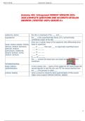 Anatomy 403&colon; Intergument NEWEST VERSION 2025 2026COMPLETE QUESTIONS AND ACCURATE DETAILED  ANSWERS VERIFIED 100&percnt; GRADED A&plus;
