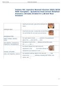 Anatomy 403&colon; respiratory Newest Version 2025&sol;2026  With Complete - Questions And Correct Detailed  Answers &vert;Already Graded A&plus;&vert;&vert;Brand New  Version&excl; 