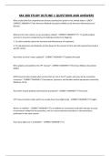 MA 300 STUDY OUTLINE 1 QUESTIONS AND ANSWERS