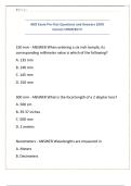 ABO Exam Pre-Test Questions and Answers 100&percnt; Correct UPDATED&excl;&excl;&excl;