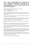 WGU C428 COMPREHENSIVE QUESTIONS AND VERIFIED ANSWERS &lpar;DETAILED & ELABORATED&rpar; ACTUAL EXAM 2025 TEST 100&percnt; SOLVED 2025&excl;&excl;