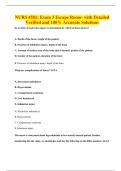 NURS 4581&colon; Exam 3 Escape Room- with Detailed Verified and 100&percnt; Accurate Solutions