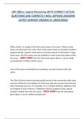 CBP Officer Logical Reasoning WITH CORRECT ACTUAL  QUESTIONS AND CORRECTLY WELL DEFINED ANSWERS  LATEST ALREADY GRADED A&plus; &lpar;2025&sol;2026&rpar; 