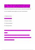 CEN PRACTICE QUESTIONS&vert; Answered 100&percnt; correctly with Rationales&vert; 2025-2026