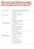 NURS 170 ACTUAL FINAL EXAM 2025-2026 NEWEST  UPDATE WITH COMPLETE QUESTIONS AND ACCURATE  DETAILED ANSWERS VERIFIED 100&percnt; BRAND NEW