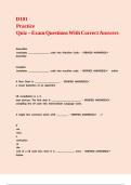 D101 Practice Quiz &ndash; Exam Questions With Correct Answers&period;