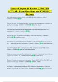 Encase Chapter 10 Review UPDATED   ACTUAL  Exam Questions and CORRECT  Answers