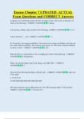 Encase   Bundled Exam Questions WITH  CORRECT Answers