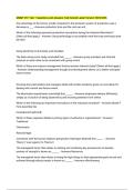MGMT 351 Test 1 Questions and Answers Fully Solved Latest Version 2025-2026