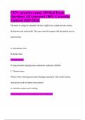 CEN - practice exam&vert; 150 Real Exam Questions All Answered 100&percnt; Correctly&vert; Updated 2025-2026&excl;