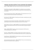 PERSONAL WELLNESS CHAPTER 5 ACTUAL QUESTIONS AND ANSWERS&period;