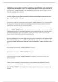 PERSONAL WELLNESS CHAPTER 3 ACTUAL QUESTIONS AND ANSWERS