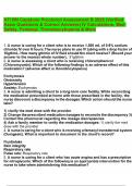 ATI RN Capstone Proctored Assessment B 2025 &lpar;Verified Exam Questions & Correct Answers&rpar; IV Calculations&comma; Med Safety&comma; Fentanyl&comma; Thrombocytopenia & More&period;pdf