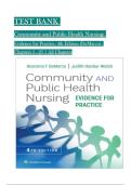 Test Bank For Community Public Health Nursing Evidence For Practice 4th Edition Demarco Walsh 