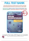 Applied Pathophysiology for the Advanced Practice Nurse&comma; 2nd Revised Edition &ndash; Dlugasch & Story &vert; Test Bank &vert; 100&percnt; Verified Correct