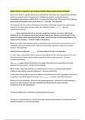 MGMT 300 test 3 Questions and Answers Already Passed Latest Update 2025-2026