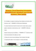 Genesys Cloud CX Reporting & Analytics Exam Guide 2025&sol;2026 &ndash; 120&plus; Verified Questions with Correct Answers on Dashboards&comma; Agent Reports&comma; Queues&comma; Campaigns&comma; and Performance Metrics