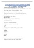 AAPC CPC Coding Guidelines Questions with Correct Answers 2025 &vert; CPC Exam Prep