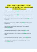LDRS 302  Bundled Exam Questions WITH  CORRECT Answers