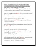FCCLA COMPREHENSIVE EXAM QUESTIONS WITH  DETAILED VERIFIED AND 100&percnt; ACCURATE ANSWERS  BRAND NEW EXAM ALREADY GRADED A
