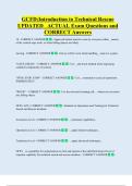 GCFD&colon;Introduction to Technical Rescue  UPDATED   ACTUAL Exam Questions and  CORRECT Answers